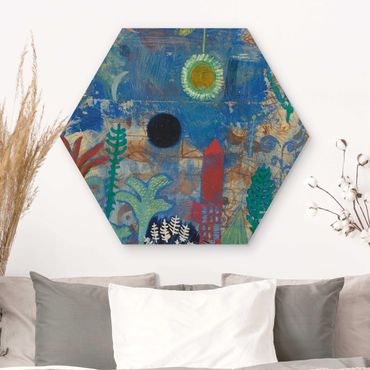 Hexagone en bois - Paul Klee - Sunken Landscape