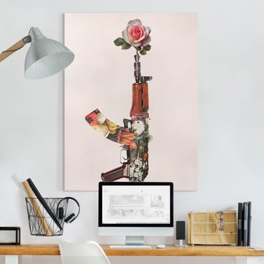 Tableau sur toile - Weapon With Rose