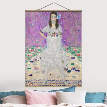 Tableau en tissu avec porte-affiche - Gustav Klimt - Mäda Primavesi