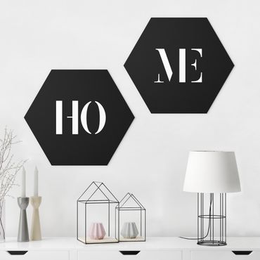 Hexagone en forex - Letters HOME White Set I