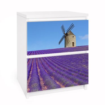 Papier adhésif pour meuble IKEA - Malm commode 2x tiroirs - Lavender Scent In The Provence