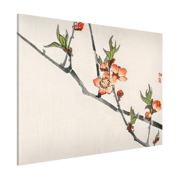 Tableau magnétique - Asian Vintage Drawing Cherry Blossom Branch
