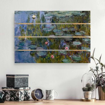 Impression sur bois - Claude Monet - Water Lilies (Nympheas)