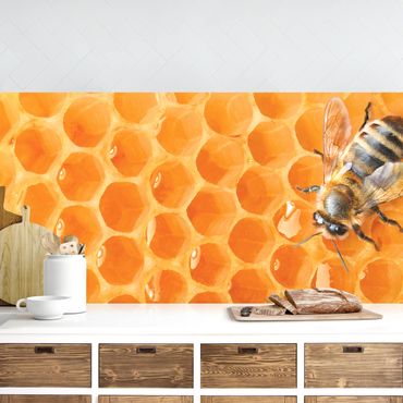 Revêtement mural cuisine - Honey Bee