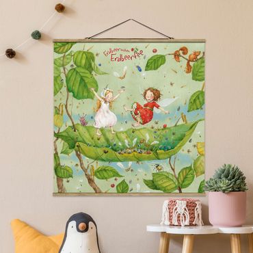 Tableau en tissu avec porte-affiche - Little Strawberry Strawberry Fairy - Trampoline