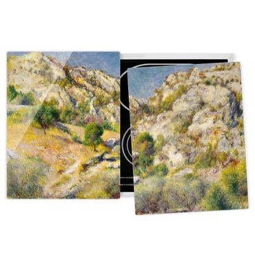 Cache plaques de cuisson en verre - Auguste Renoir - Rock At Estaque