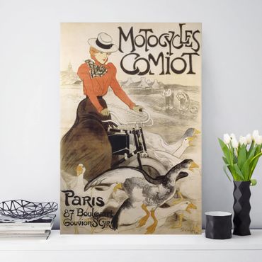 Tableau sur toile - Théophile Steinlen - Poster For Motor Comiot