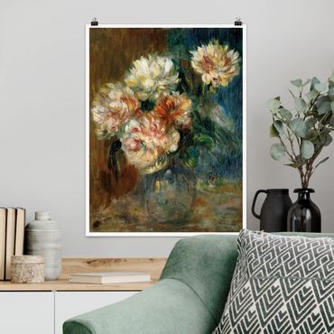 Poster reproduction - Auguste Renoir - Vase of Peonies