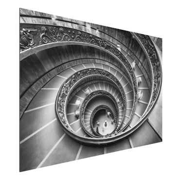 Tableau sur aluminium - Bramante Staircase