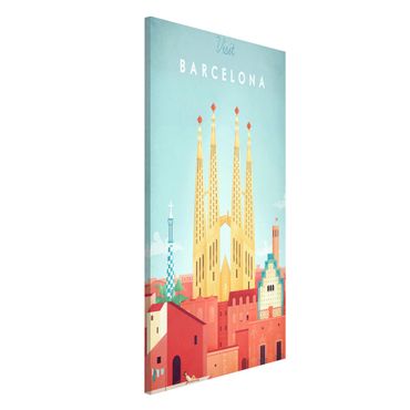 Tableau magnétique - Travel Poster - Barcelona