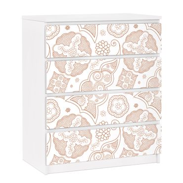Papier adhésif pour meuble IKEA - Malm commode 4x tiroirs - Henna Graphics