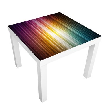 Papier adhésif pour meuble IKEA - Lack table d'appoint - Rainbow Light