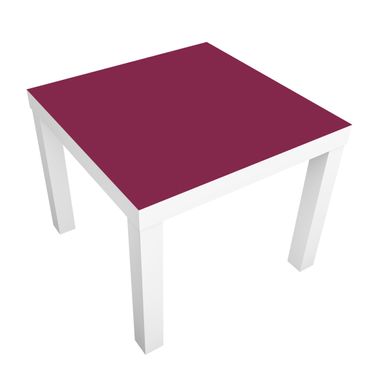 Papier adhésif pour meuble IKEA - Lack table d'appoint - Colour Wine Red