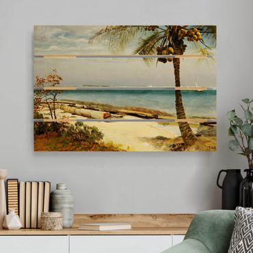 Impression sur bois - Albert Bierstadt - Tropical Coast