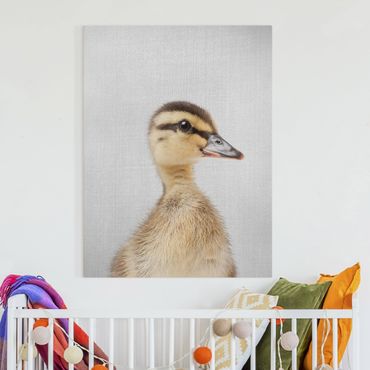 Tableau sur toile - Baby Duck Eddie - Format portrait 3:4
