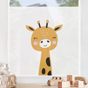 Décoration pour fenêtre - Petite girafe