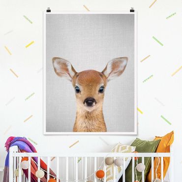 Poster reproduction - Baby Roe Deer Romy