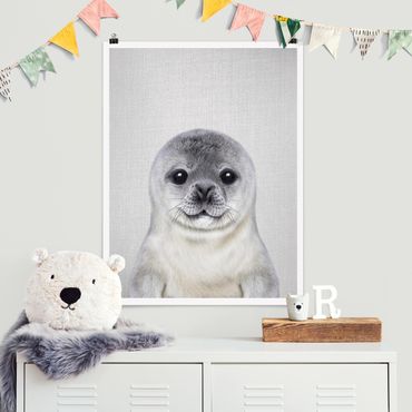 Poster reproduction - Baby Seal Ronny