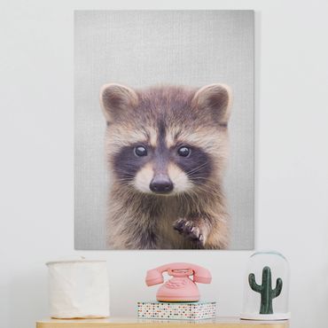 Tableau sur toile - Baby Raccoon Wicky - Format portrait 3:4