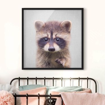Poster encadré - Baby Raccoon Wicky