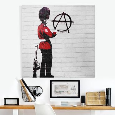 Tableau sur toile - Banksy - Anarchist Soldier
