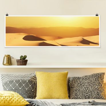 Poster panoramique nature & paysage - The Saudi Arabian Desert
