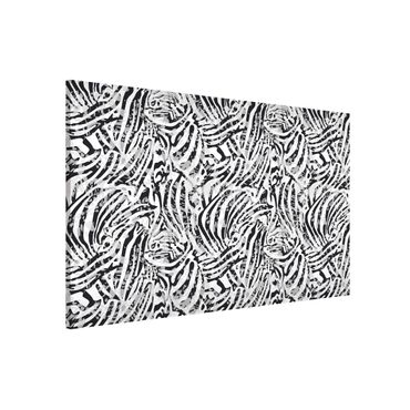 Tableau magnétique - Zebra Pattern In Shades Of Grey
