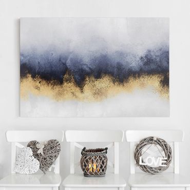 Tableau sur toile - Cloudy Sky With Gold