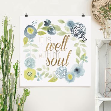 Poster - Garland With Saying - Soul