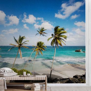 Metallic wallpaper - Beach Of Barbados