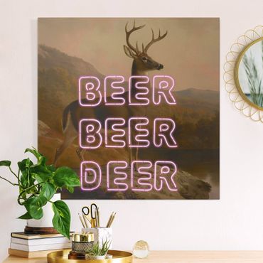 Impression sur toile - Beer Beer Deer