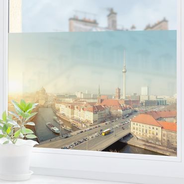 Décoration pour fenêtre - Berlin le matin