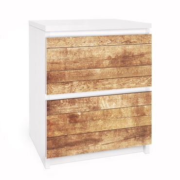 Papier adhésif pour meuble IKEA - Malm commode 2x tiroirs - Nordic Woodwall