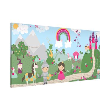 Tableau magnétique - Playoom Mat Wonderland - Saved From The Dragon