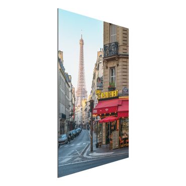 Tableau sur aluminium - Streets Of Paris