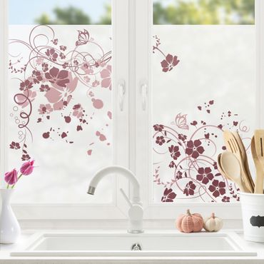 Décoration pour fenêtres - Apricot Blossom
