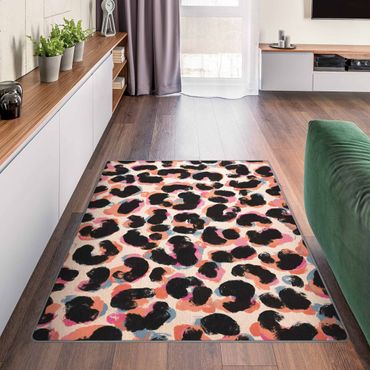 Tapis - Candy Coloured Leopard Pattern