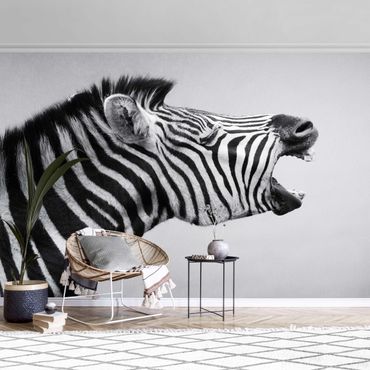 Metallic wallpaper - Roaring Zebra ll