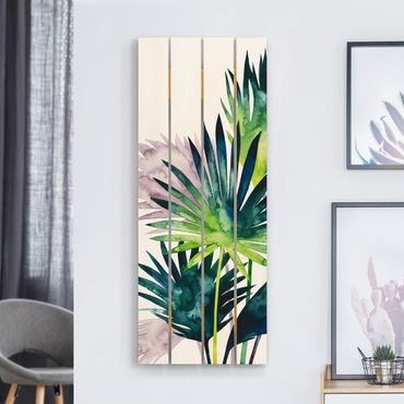 Impression sur bois - Exotic Foliage - Fan Palm