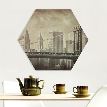 Hexagone en forex - Vintage New York City