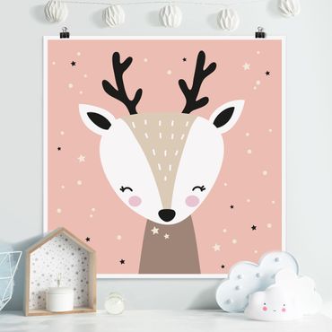 Poster - Happy Deer