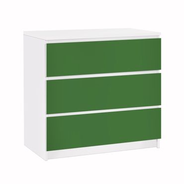 Papier adhésif pour meuble IKEA - Malm commode 3x tiroirs - Colour Dark Green