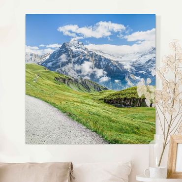 Impression sur toile - Grindelwald Panorama