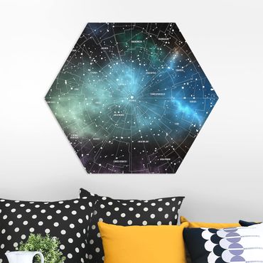 Hexagone en forex - Stellar Constellation Map Galactic Nebula
