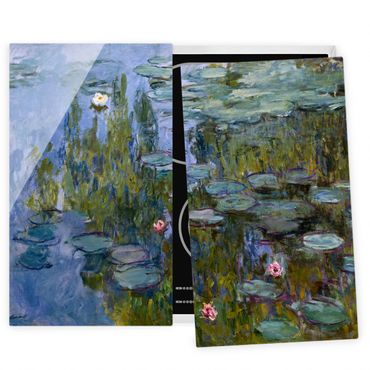 Cache plaques de cuisson en verre - Claude Monet - Water Lilies (Nympheas)