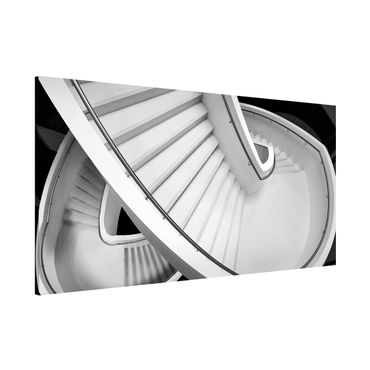 Tableau magnétique - Black And White Architecture Of Stairs