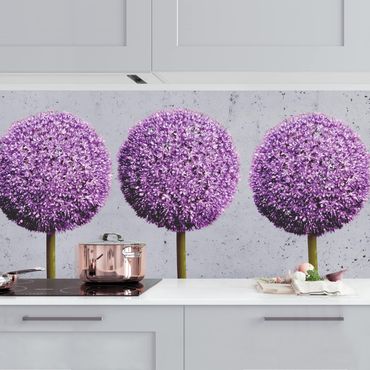 Revêtement mural cuisine - Allium Ball Flower II