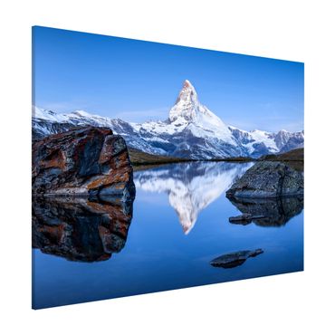 Tableau magnétique - Stellisee Lake In Front Of The Matterhorn