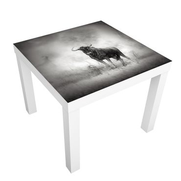 Papier adhésif pour meuble IKEA - Lack table d'appoint - Staring Wildebeest
