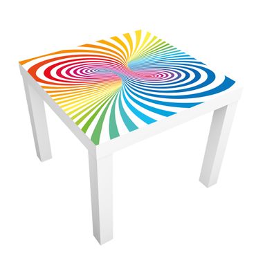 Papier adhésif pour meuble IKEA - Lack table d'appoint - Colour Vortex